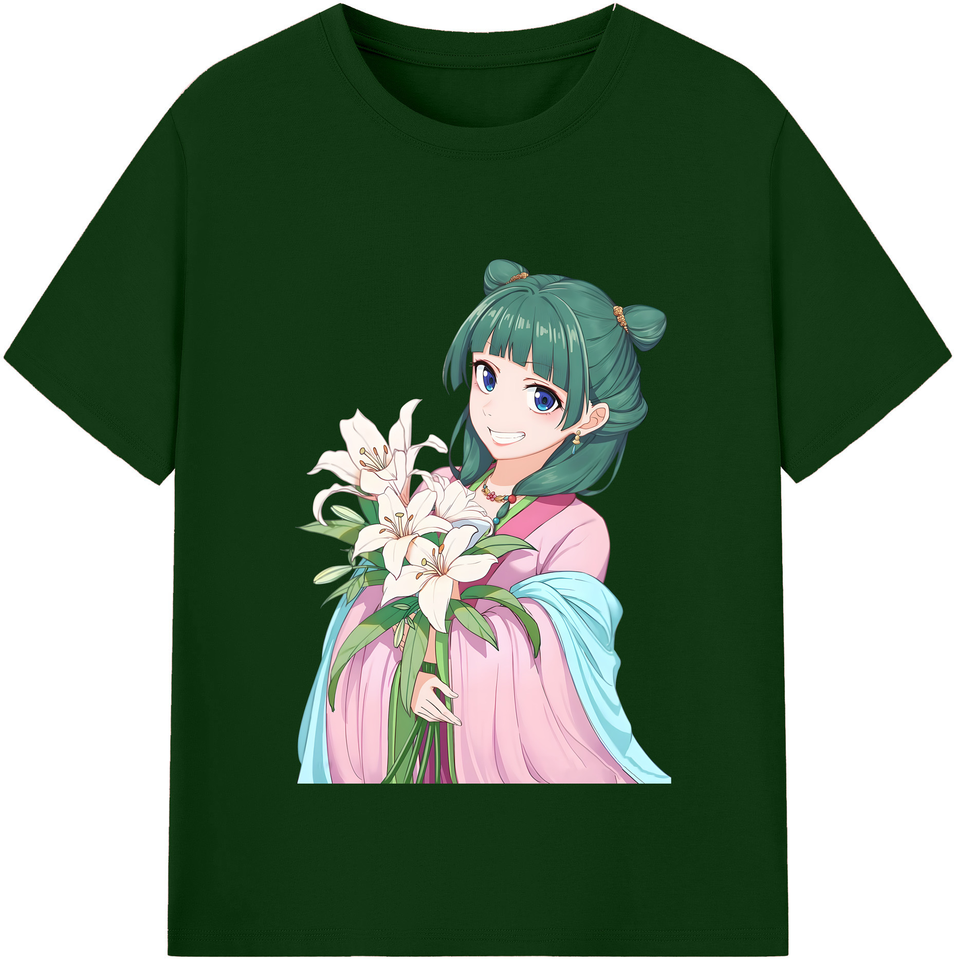 （画像用） 薬屋のひとりごと The Apothecary Diaries 綿100％半袖Tシャツ（フロントプリント）